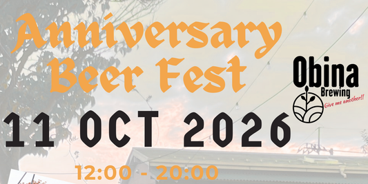 🎉 Obina Brewing 4周年記念パーティー！🍺